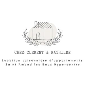 Chez Clément et Mathilde - Studio hyper centre tout équipé في سانت أماند ليه أوكس: شعار لشركة محاماة مع منزل
