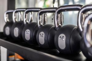 O centro de fitness e/ou as comodidades de fitness de First Hotel Planetstaden