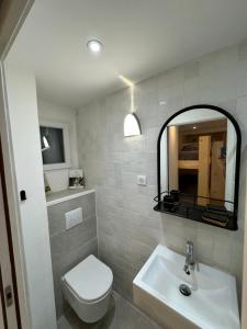 Koupelna v ubytování Appartement moderne Santa Giulia