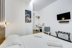 TV a/nebo společenská místnost v ubytování VATICANDREAM GUEST HOUSE