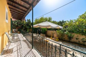 Balkón nebo terasa v ubytování Princess House