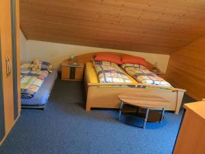 Postel nebo postele na pokoji v ubytování Ferienwohnung Ingrid