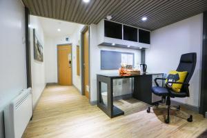 Köök või kööginurk majutusasutuses A104 Bright Modern Loft