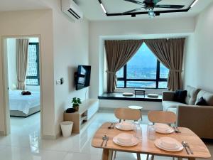 Ένα ή περισσότερα κρεβάτια σε δωμάτιο στο Greenfield Residence, Bandar Sunway by The Comfort Zone +200 φωτογραφίες