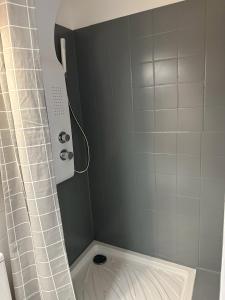 ein Badezimmer mit Dusche und Toilette in der Unterkunft Appartement agréable et confortable pour 4 personnes in Le Havre + 11 Fotos