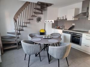 Kuchyň nebo kuchyňský kout v ubytování Haus Sandra