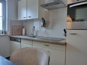 Kuchyň nebo kuchyňský kout v ubytování Ferienwohnung O9