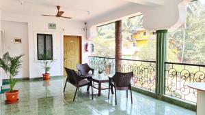 Balkón nebo terasa v ubytování Jackson Beach House Calangute