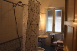 Koupelna v ubytování Hotel Dali