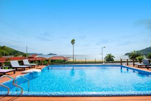 Bazén v ubytování Setouchi Island Stays Suo Oshima nebo v jeho okolí