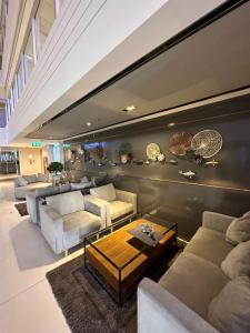 Posezení v ubytování Sands Condominium Pattaya