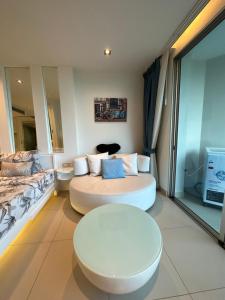 Posezení v ubytování Sands Condominium Pattaya