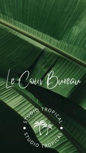 Certificato, attestato, insegna o altro documento esposto da Studio Tropical avec vue mer dans une résidence hôtelière