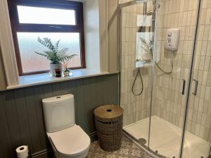 A bathroom at Sarah’s cottage