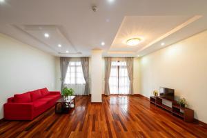 Posezení v ubytování E&V Apartment