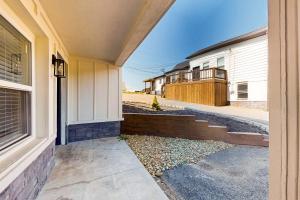 a view from a door of a house at Alcove On Central in La Follette