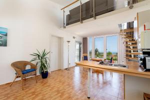 Kuchyň nebo kuchyňský kout v ubytování Appartement 4 - Ostseeblick