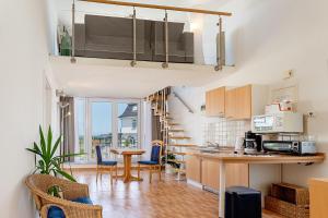 Kuchyň nebo kuchyňský kout v ubytování Appartement 4 - Ostseeblick