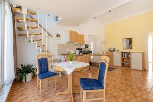 Kuchyň nebo kuchyňský kout v ubytování Appartement 4 - Ostseeblick