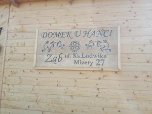 Certifikát, hodnocení, plakát nebo jiný dokument vystavený v ubytování Domek u Hanci