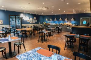 ห้องอาหารหรือที่รับประทานอาหารของ Belíssimo FLAT - Faria Lima - Pinheiros