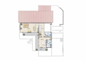 The floor plan of Villa Rhulani - Luxurious modern Villa in Hout Bay