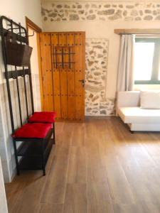 Postel nebo postele na pokoji v ubytování Ecoturismo Cabo Tiñoso