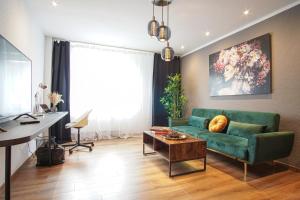 Χώρος καθιστικού στο Apartment I Wi-Fi I Parkplatz I Balkon EssenFusion