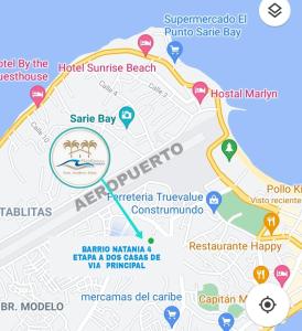 Apartamentos Mar & Arena في سان أندريس: خريطة لمنتجع شاطئ الشروق بالفندق