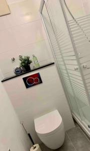Ένα μπάνιο στο Schöne zentrale Wohnung Nähe HB