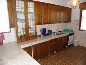 Kuchyň nebo kuchyňský kout v ubytování Apartments Mićo