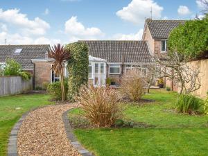 a house with a garden in front of it at Hill View in Preston