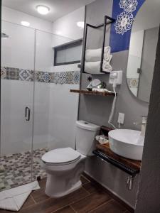 Koupelna v ubytování PASEO REAL HOTEL BOUTIQUE