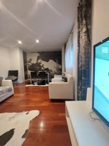 TV a/nebo společenská místnost v ubytování Bonito piso 4 habitaciones en Bétera