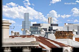 Nespecifikovaný výhled na destinaci Melbourne nebo výhled na město při pohledu z apartmánu