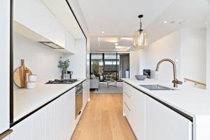 Kuchyň nebo kuchyňský kout v ubytování 11/7 White street