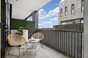 Balkón nebo terasa v ubytování 11/7 White street