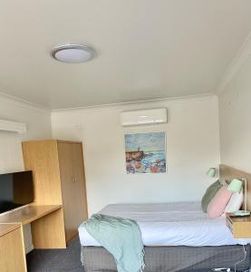Harbour View Motel客房内的一张或多张床位