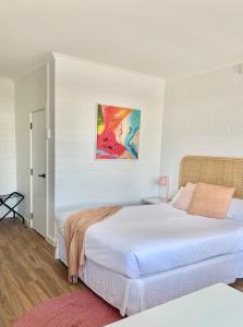 Harbour View Motel客房内的一张或多张床位