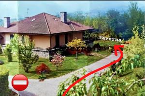 Zahrada ubytování LUKAS HOME CON IL CUORE Appartamento 3 camere al piano terra e appartamento 1 camera in taverna