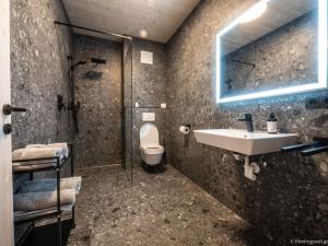 A bathroom at Apartment in Mieders near Ski Lift