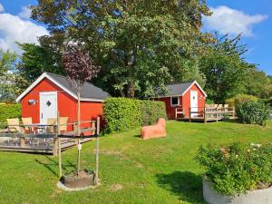 Zahrada ubytování Kongsøre camping, små og store hytter