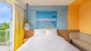 ibis Styles Goa Vagator - An Accor Brand客房内的一张或多张床位