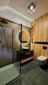 Koupelna v ubytování THE LOFT Szklarska Poręba + 27 fotografií