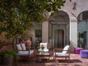 Et opholdsområde på Hotel Residenza la Ceramica