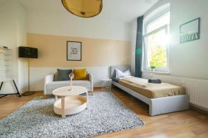 Posezení v ubytování FullHouse - Magdeburg - Premium Apartments A9