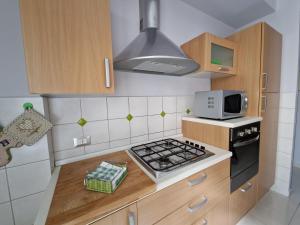 Kuchyň nebo kuchyňský kout v ubytování Alloggio Claudia - Valpo39