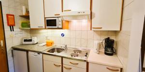 Kuchyňa alebo kuchynka v ubytovaní Haus Löger Apartments Pyhrn Priel