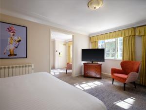 TV a/nebo společenská místnost v ubytování Delta Hotels by Marriott Breadsall Priory Country Club