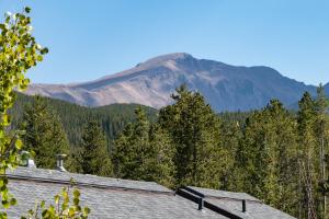 una casa con vistas a la montaña en Snowblaze A24 condo, en Winter Park